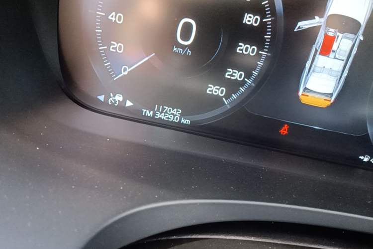 Used Volvo S90 2020 T5 Zhiyi Luxury Edition Odometer Close Up
