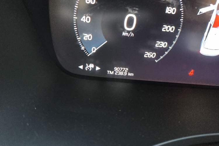 Used Volvo S90 2020 T5 Zhiyi Luxury Edition Odometer Close Up