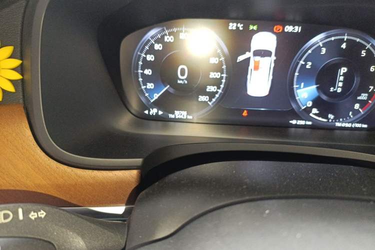 Used Volvo S90 2020 T5 Zhiyi Luxury Edition Odometer Close Up