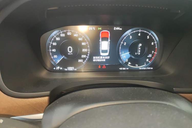 Used Volvo S90 2020 T5 Zhiyi Luxury Edition Odometer Close Up