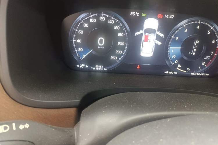 Used Volvo S90 2020 T5 Zhiyuan Luxury Edition Odometer Close Up