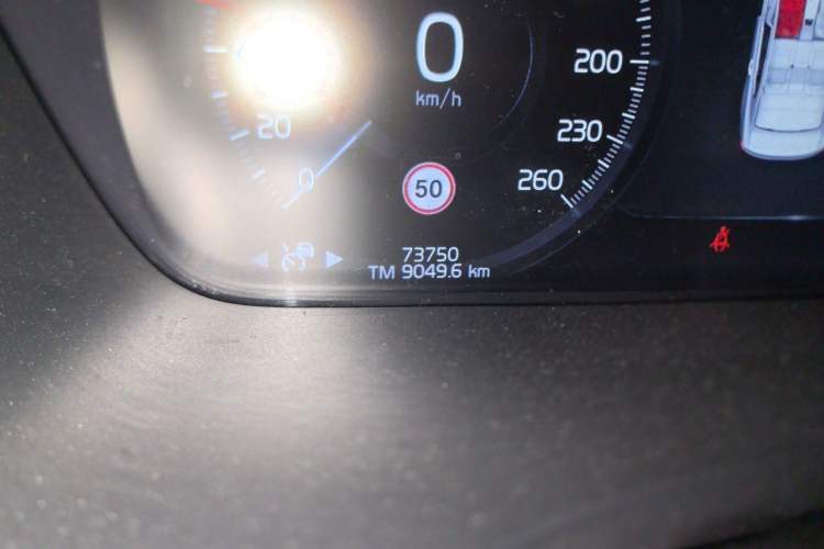 Used Volvo S90 2020 T5 Zhiyuan Luxury Edition Odometer Close Up