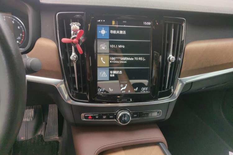 Used Volvo S90 2021 B5 Zhiyi Luxury Edition Audio And AC Panel