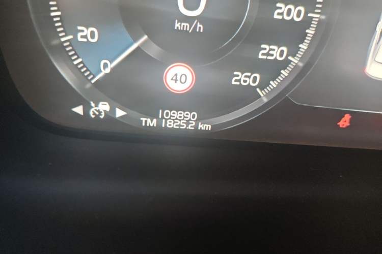 Used Volvo S90 2021 B5 Luxury Smart Edition Odometer Close Up