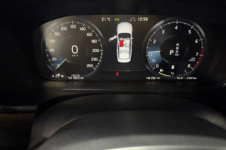 Used Volvo S90 2021 B5 Zhiyuan Luxury Edition Odometer Close Up