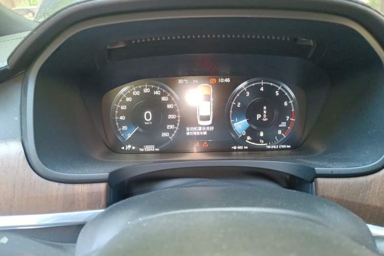 Used Volvo S90 2021 B5 Zhiyuan Luxury Edition Odometer Close Up