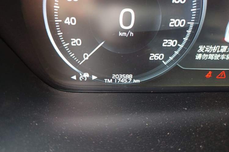 Used Volvo S90 2021 B5 Zhiyuan Luxury Edition Odometer Close Up