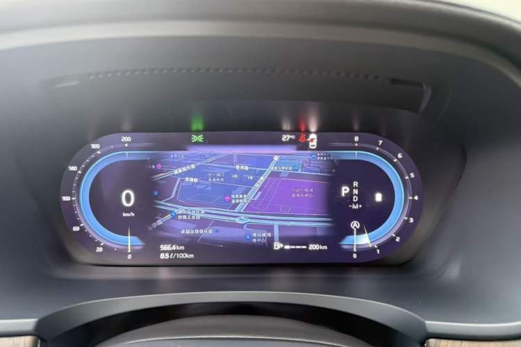 Used Volvo S90 2025 B5 Zhiya Luxury Edition Odometer Close Up