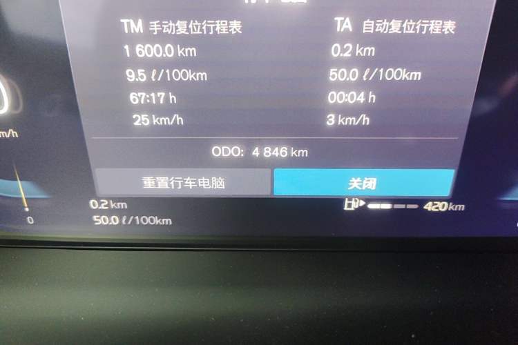 Used Volvo S90 2025 B5 Zhiyuan Luxury Edition Odometer Close Up