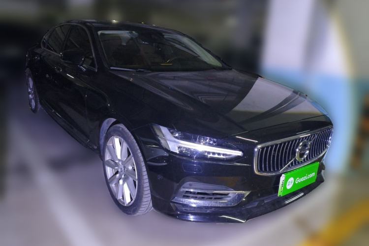 Used Volvo S90 New Energy 2019 T8 E-Drive Hybrid Intelligent Luxury Version China V Standard Front Right 45 Deg