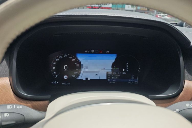 Used Volvo S90 New Energy 2019 T8 E-Drive Hybrid Honor Edition 3 Seats China V Standard Instrument Cluster