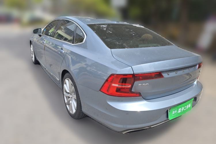 Used Volvo S90 New Energy 2019 T8 e-Drive Hybrid Intelligent Luxury Version China VI Standard Rear Left 45 Deg