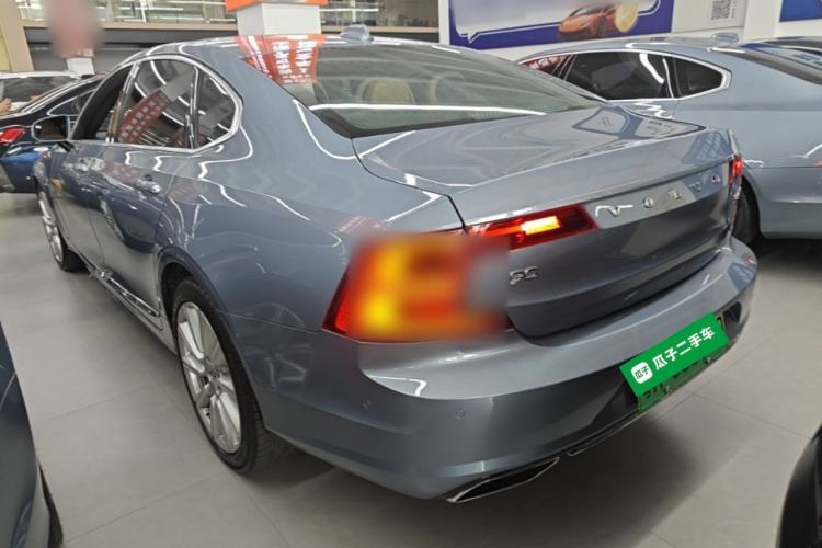 Used Volvo S90 New Energy 2019 T8 e-Drive Hybrid Intelligent Luxury Version China VI Standard Rear Left 45 Deg