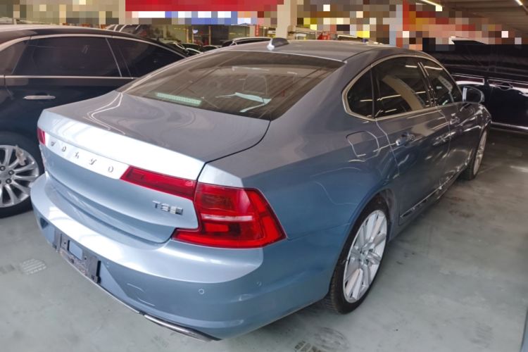 Used Volvo S90 New Energy 2019 T8 e-Drive Hybrid Intelligent Luxury Version China VI Standard Rear Right 45 Deg