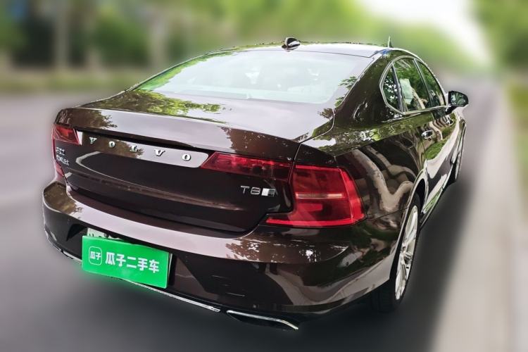 Used Volvo S90 New Energy 2019 T8 E-Drive Hybrid Honor Edition 3 Seats China V Standard Rear Right 45 Deg