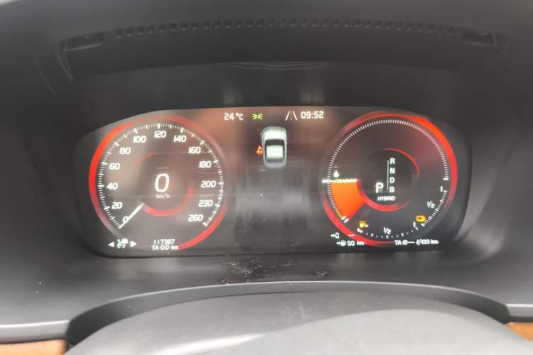 Used Volvo S90 New Energy 2019 T8 e-Drive Hybrid Intelligent Luxury Version China VI Standard Instrument Cluster