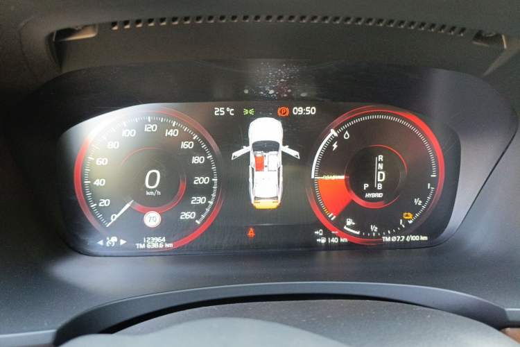 Used Volvo S90 New Energy 2019 T8 E-Drive Hybrid Intelligent Luxury Version China V Standard Instrument Cluster