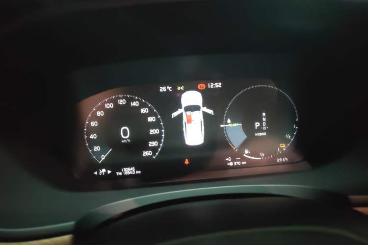 Used Volvo S90 New Energy 2020 T8 e-Drive Hybrid – Zhiyi Luxury Edition Instrument Cluster