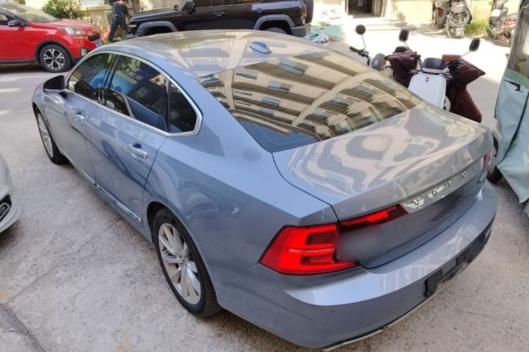 Used Volvo S90 New Energy 2020 Restyled T8 E-Drive Hybrid Zhiyi Luxury Edition Rear Left 45 Deg