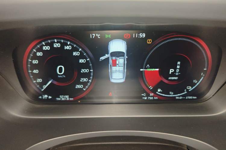 Used Volvo S90 New Energy 2020 T8 e-Drive Hybrid – Zhiyi Luxury Edition Instrument Cluster