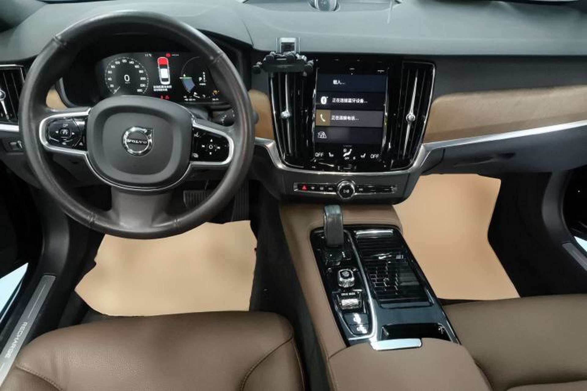 Used Volvo S90 New Energy 2021 T8 eDrive Hybrid Zhiyi Luxury Edition Center Console