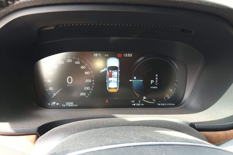 Used Volvo S90 New Energy 2021 T8 eDrive Hybrid Zhiyi Luxury Edition Instrument Cluster