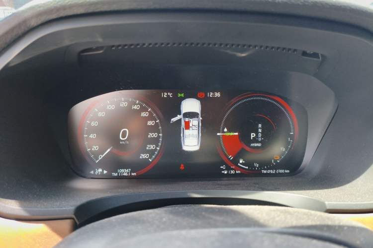 Used Volvo S90 New Energy 2021 T8 eDrive Hybrid Zhiyi Luxury Edition Instrument Cluster