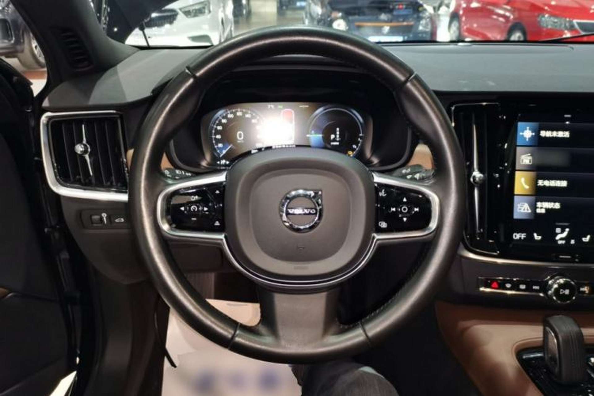 Used Volvo S90 New Energy 2021 T8 eDrive Hybrid Zhiyi Luxury Edition Steering Wheel