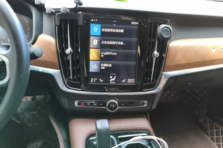 Used Volvo S90 New Energy 2021 T8 eDrive Hybrid Zhiyi Luxury Edition Audio And AC Panel
