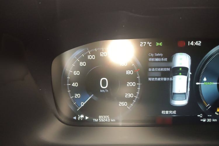Used Volvo S90 New Energy 2021 T8 eDrive Hybrid Zhiyi Luxury Edition Instrument Cluster