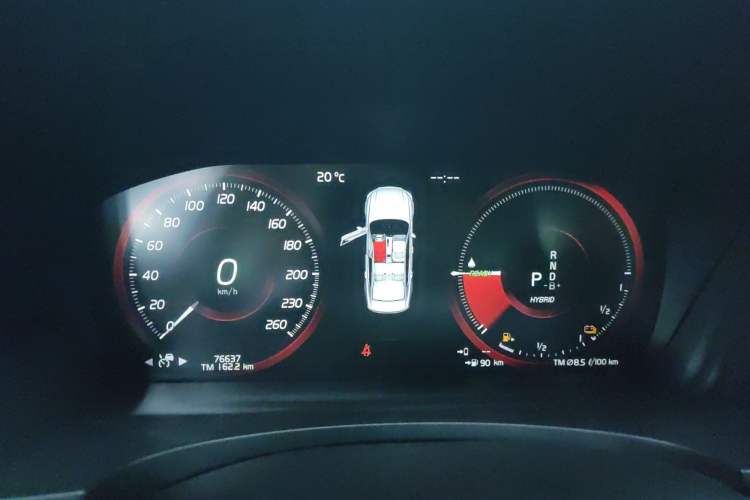 Used Volvo S90 New Energy 2021 T8 eDrive Hybrid Zhiyi Luxury Edition Instrument Cluster