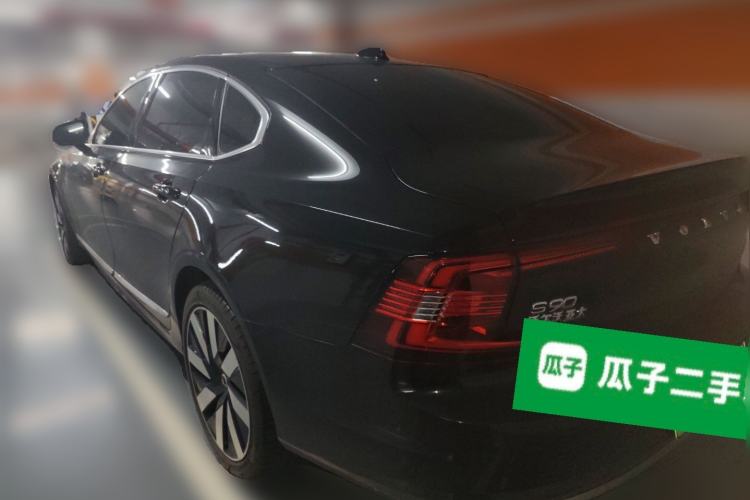 Used Volvo S90 New Energy 2023 T8 Plug-in Hybrid All-Wheel Drive Long-Range Luxury Edition Rear Left 45 Deg