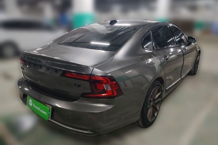 Used Volvo S90 New Energy 2023 T8 Plug-in Hybrid All-Wheel Drive Long-Range Zhiyi Luxury Edition Rear Right 45 Deg