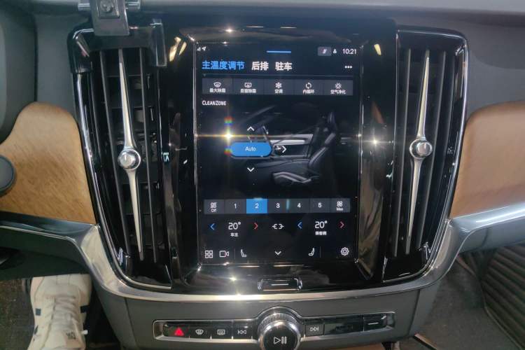 Used Volvo S90 New Energy 2024 Plug-in Hybrid Four-Wheel Drive Long-Range Zhiyi Luxury Edition Audio And AC Panel
