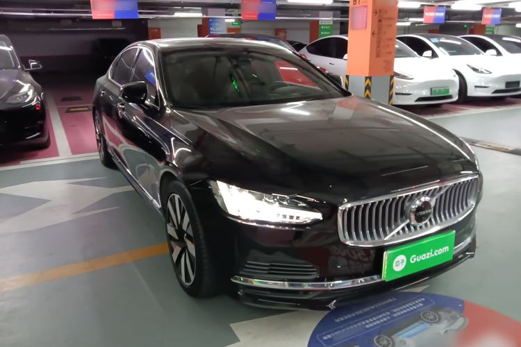 Used Volvo S90 New Energy 2024 Plug-in Hybrid Four-Wheel Drive Long-Range Luxury Smart Edition Front Right 45 Deg