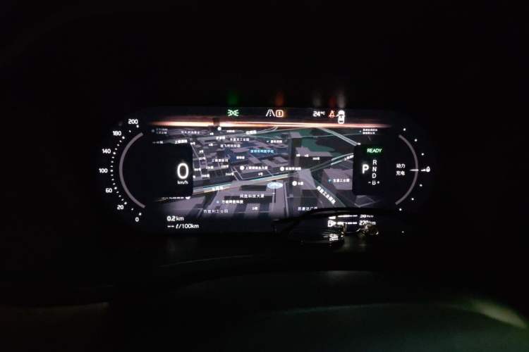 Used Volvo S90 New Energy 2024 Plug-in Hybrid Four-Wheel Drive Long-Range Zhiyi Luxury Edition Instrument Cluster
