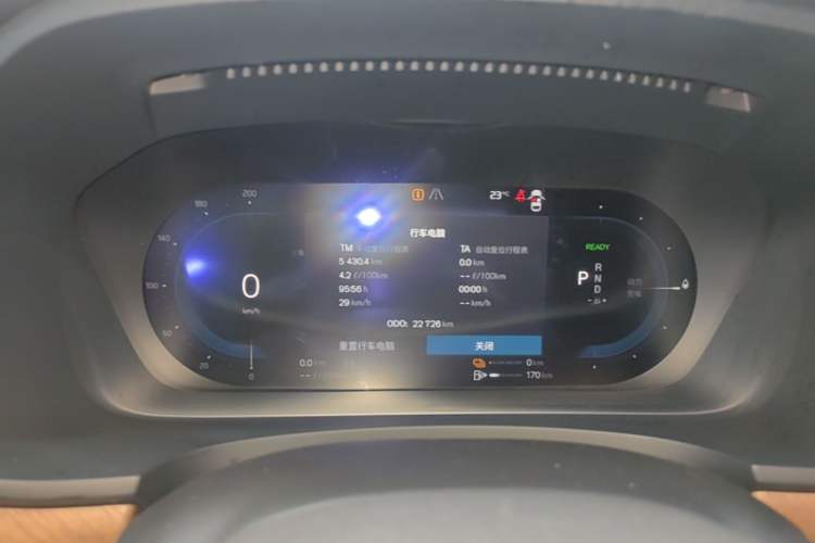 Used Volvo S90 New Energy 2024 Plug-in Hybrid Four-Wheel Drive Long-Range Zhiyi Luxury Edition Instrument Cluster