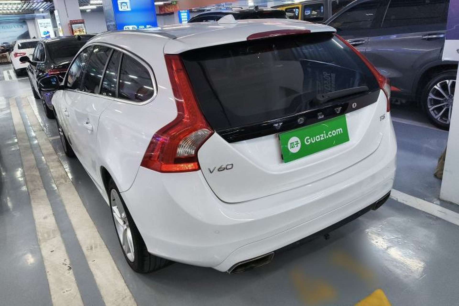 Used Volvo V60 2014 Restyled T5 Zhiya Edition Rear Left 45 Deg