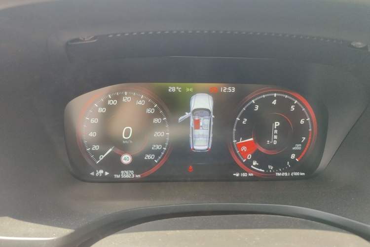 Used Volvo V60 2020 T5 Zhiyuan Luxury Edition Instrument Cluster