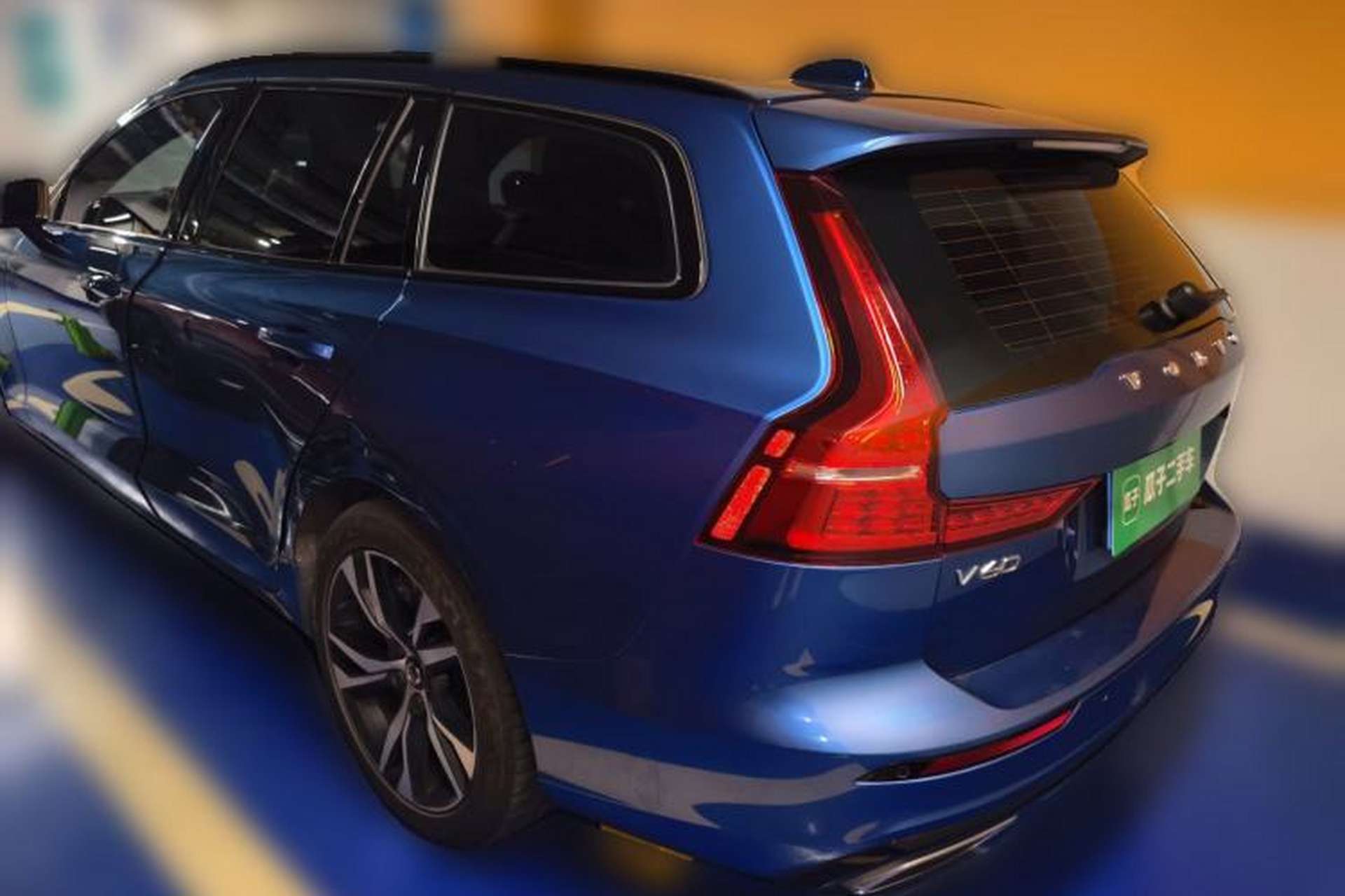 Used Volvo V60 2021 B5 Zhiyuan Sport Edition Rear Left 45 Deg