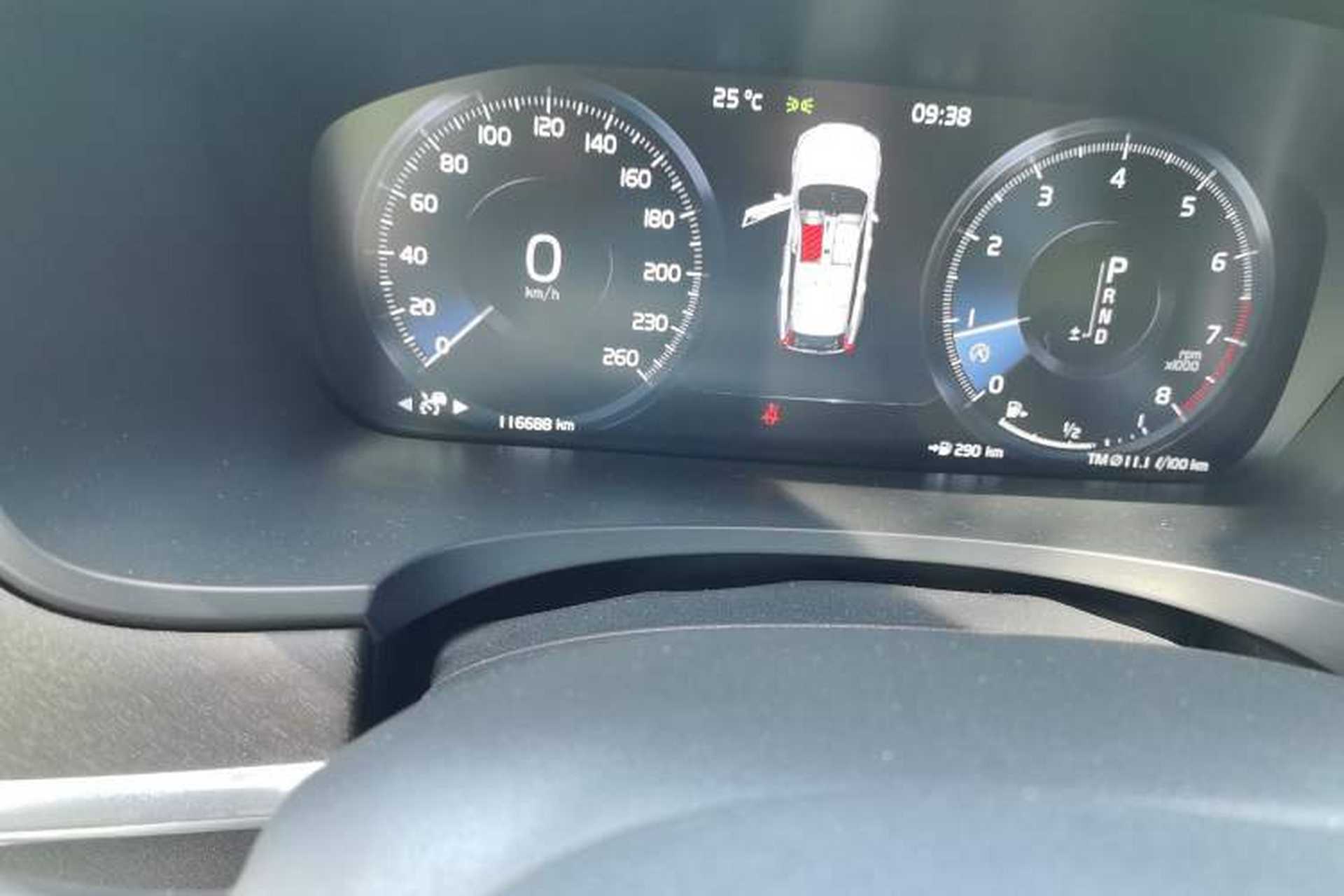 Used Volvo V90 2017 Cross Country T5 AWD Prestige Edition Odometer Close Up