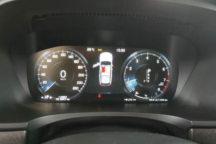 Used Volvo V90 2019 Cross Country T5 AWD Smart Range Version China V Standard Instrument Cluster