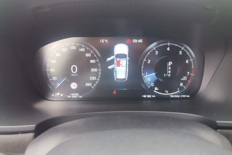 Used Volvo V90 2019 Cross Country T5 AWD Smart Range Version China V Standard Instrument Cluster