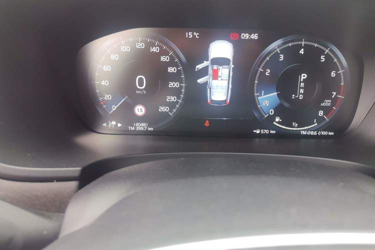 Used Volvo V90 2019 Cross Country T5 AWD Smart Range Version China V Standard Odometer Close Up
