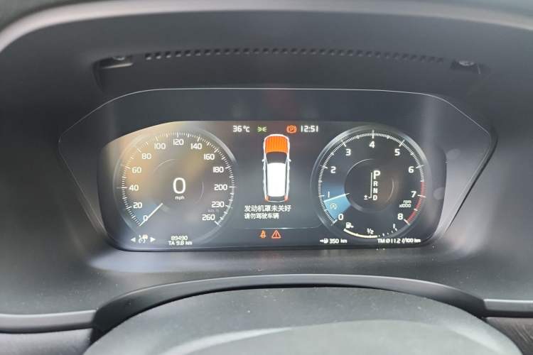 Used Volvo V90 2019 Cross Country T5 AWD Smart Range Version China V Standard Instrument Cluster