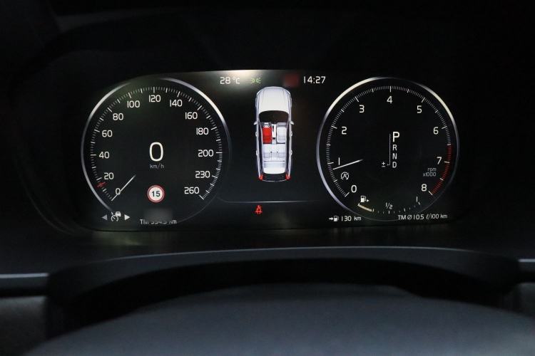 Used Volvo V90 2019 Cross Country T5 AWD Smart Range Version China V Standard Instrument Cluster