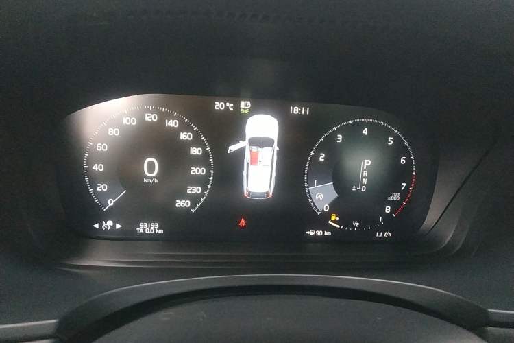 Used Volvo V90 2019 Cross Country T5 AWD Smart Range Version China V Standard Instrument Cluster