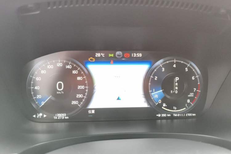 Used Volvo V90 2019 Cross Country T5 AWD Smart Range Version China V Standard Instrument Cluster