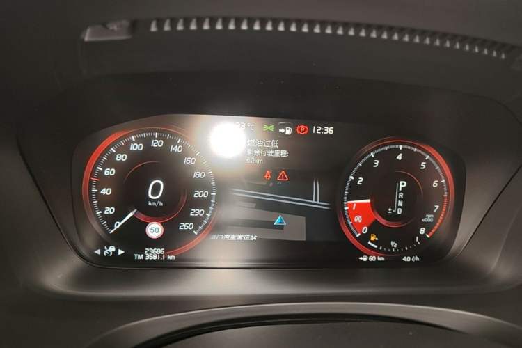 Used Volvo V90 2019 Cross Country T5 AWD Smart Range Version China VI Standard Instrument Cluster