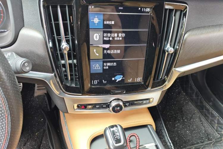 Used Volvo V90 2019 Cross Country T5 AWD Smart Range Version China V Standard Audio And AC Panel